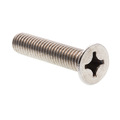 Prime-Line Machine Screw, Metric, Flat Head, Phillip Drive M6-1.0 X 30MM A2-70 Stainless Steel 10PK 9121563